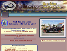 Tablet Screenshot of anciennes-automobile-club-loiret.fr